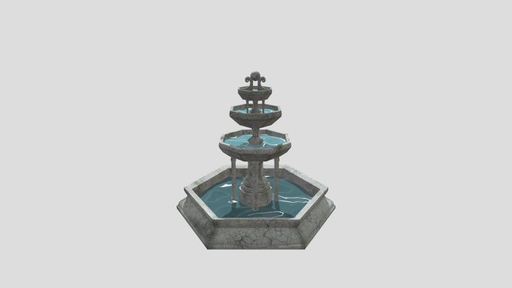 Water Fountain Model 3D Model