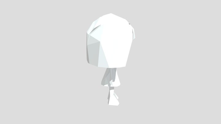 Girl 3D Model (Nintendo DS Style) 3D Model