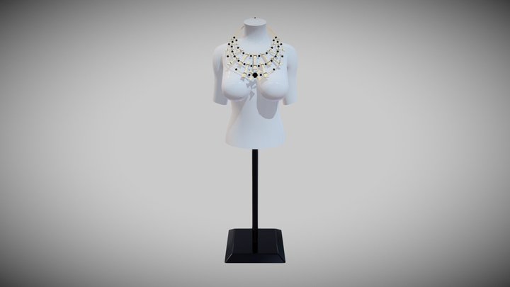 Bones Necklace 3D Model