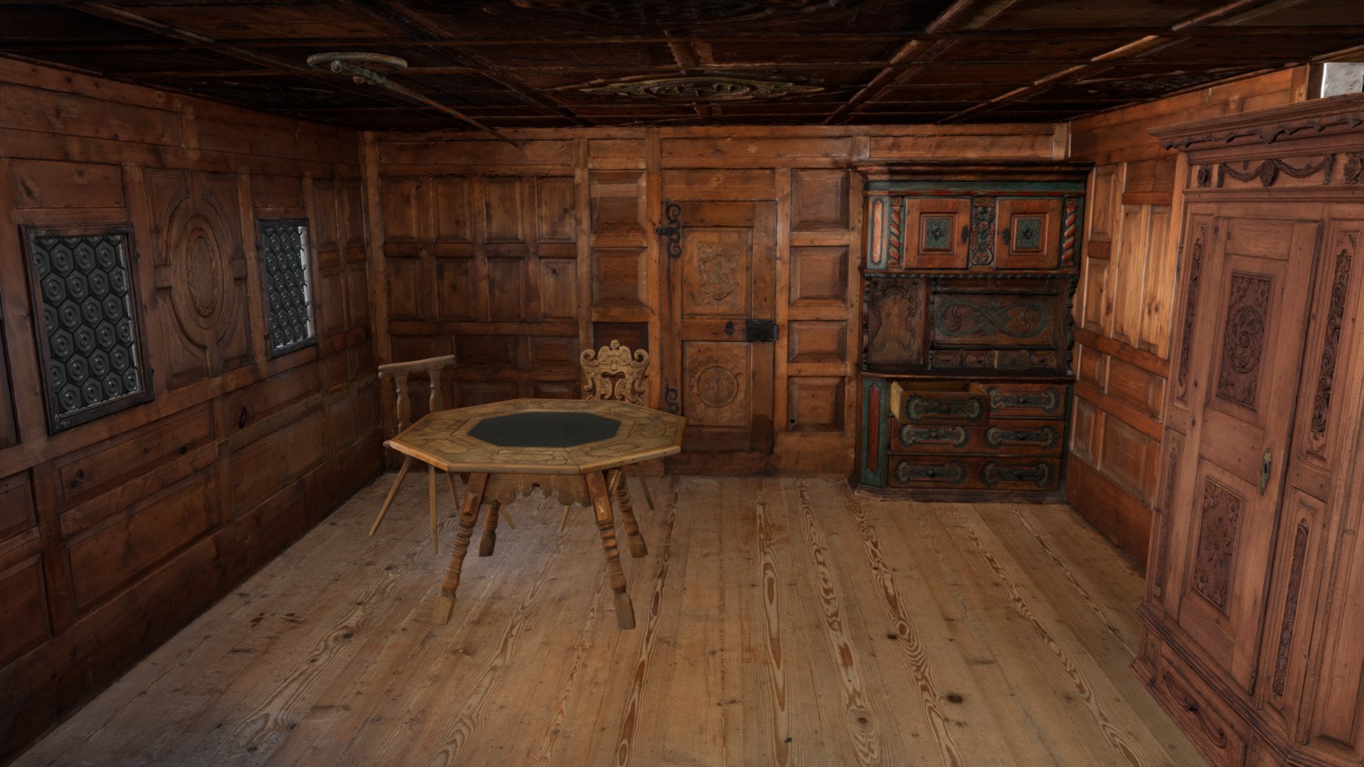 Montafoner Stube ÖMV 28.300 — Sketchfab embed 3D viewer