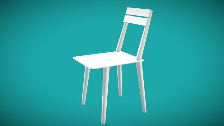 Scandinavian chair 3D Model