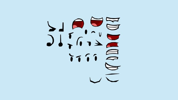 bfdi 3d Oldies Assets V1 ZIP 3D Model