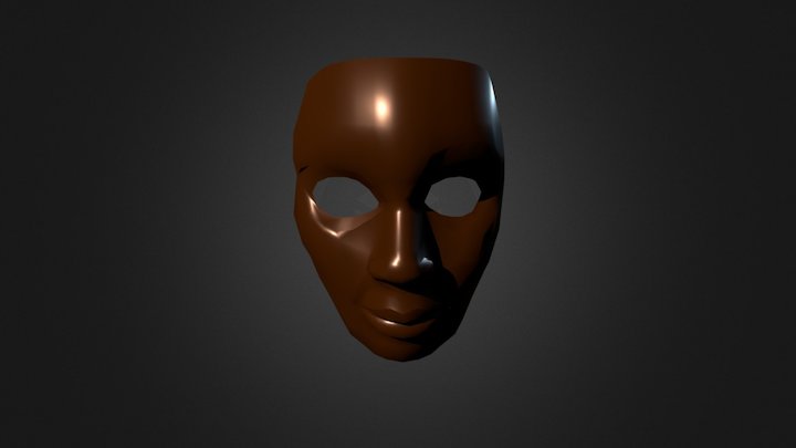 Máscara Retrato 3D Model