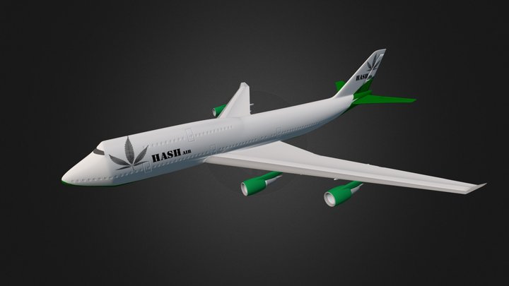 747 Hash Air 3D Model