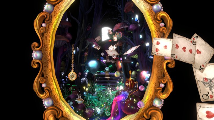 Inside the Looking Glass 3D Model