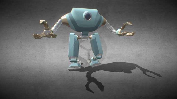Heavy Robot 3D Model