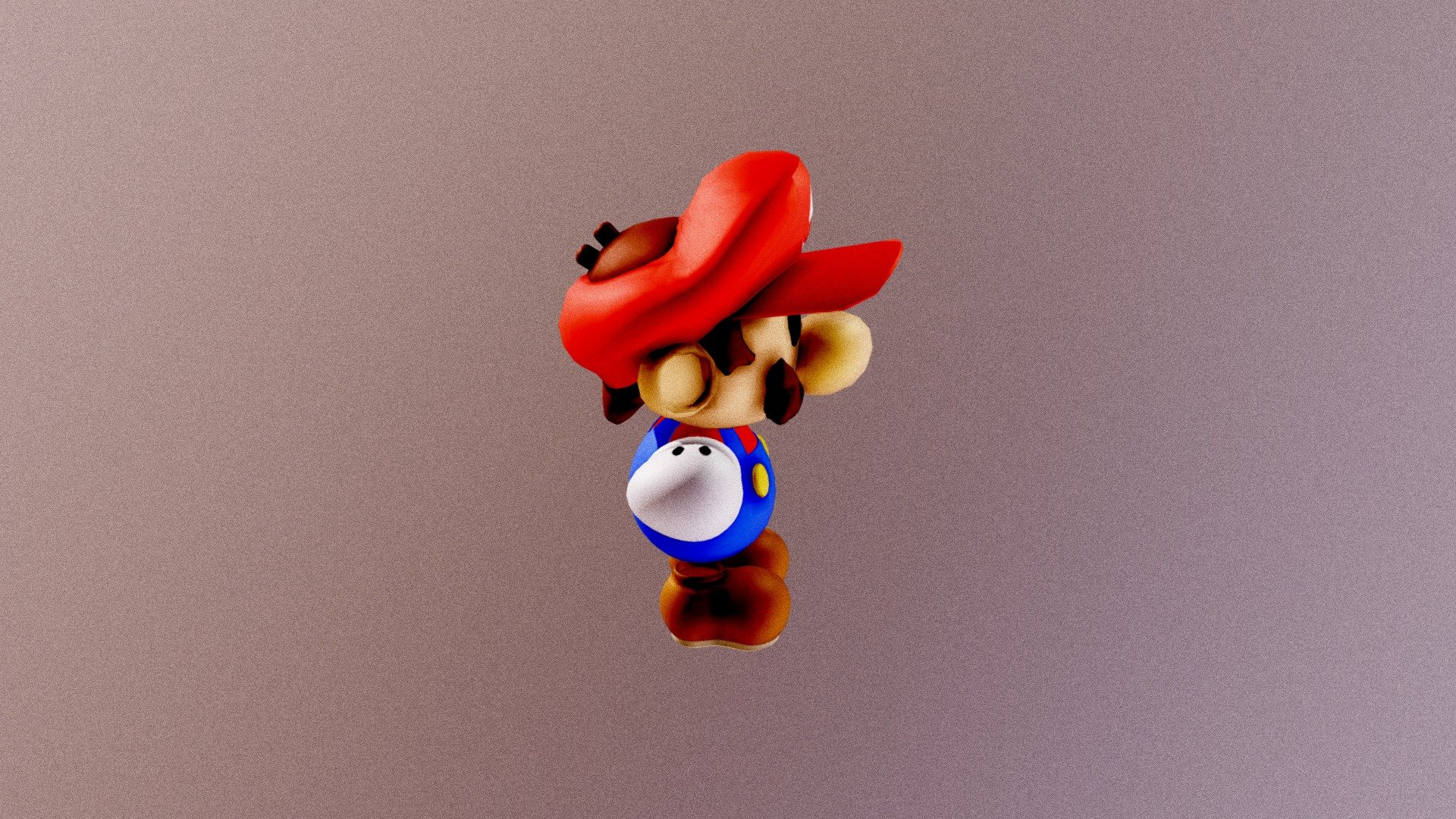 Paper Mario Walking Animation (Blender version) - Download Free 3D model by  yakkoandwakko (@yakkoandwakko) [538653d]