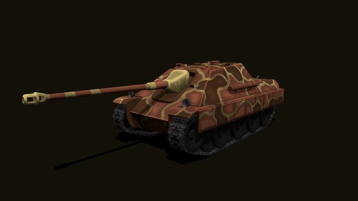 Jaghdpanther Stylized 3D Model