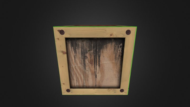 Crate 3D Model