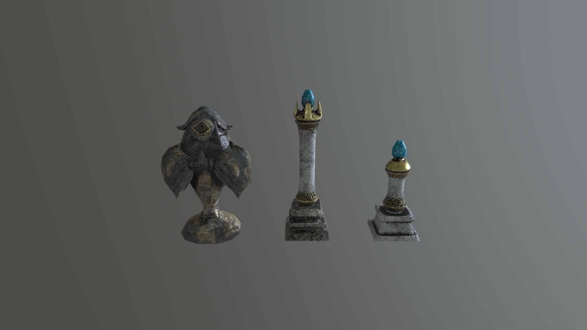 3 Props for Dungeon - Download Free 3D model by K'gmily (@Kimily_03 ...