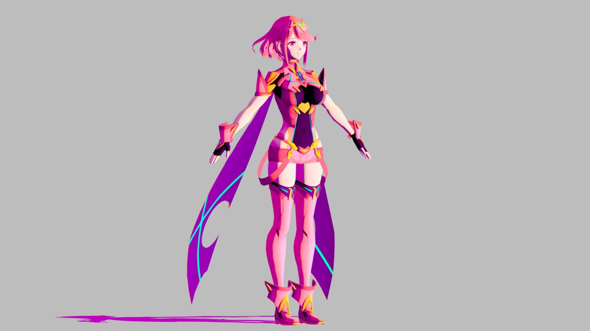 Pyra - Download Free 3D model by 雨宮レン (@oscar3dmodel) [53890a0] - Sketchfab