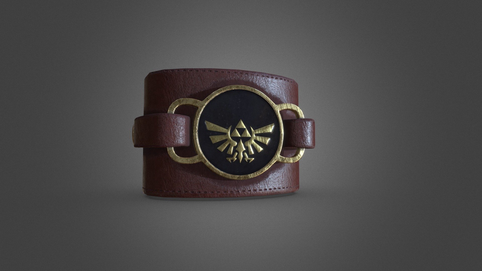 Legend of Zelda leather cuff