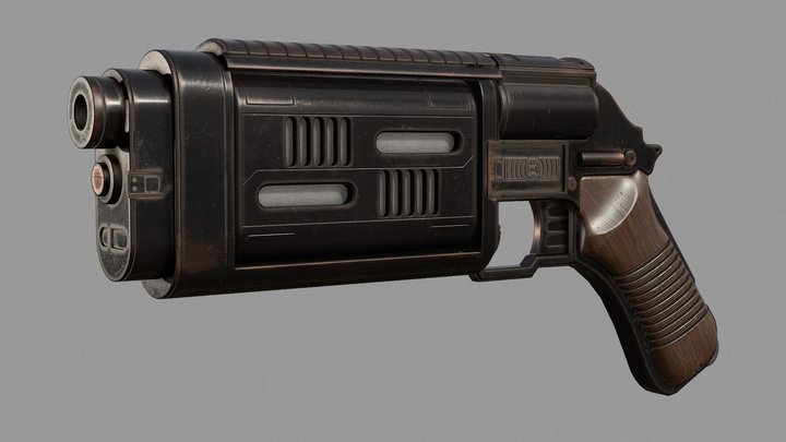 MW-20 Bryar Pistol 3D Model