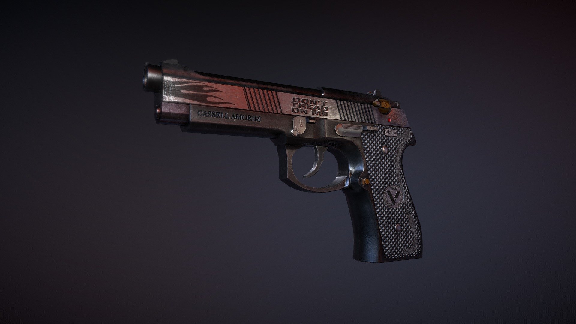 m9 Semi Automatic - 3D model by DanLord3D [538c522] - Sketchfab