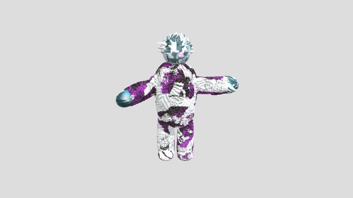 Najah Yeti Creature.obj 3D Model