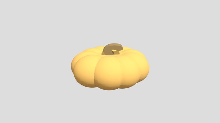 Pumpkin 1 3D Model
