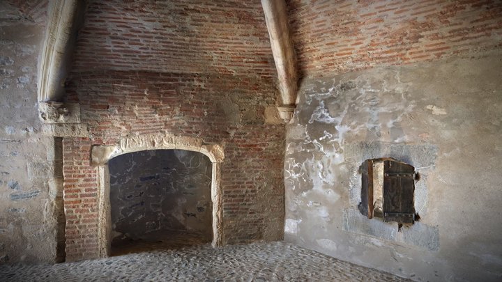 Barbacane du château de Collioure 3D Model