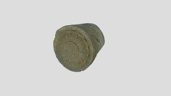 上野廃寺（和歌山市）　軒丸瓦 – Modello 3D gratuito STL