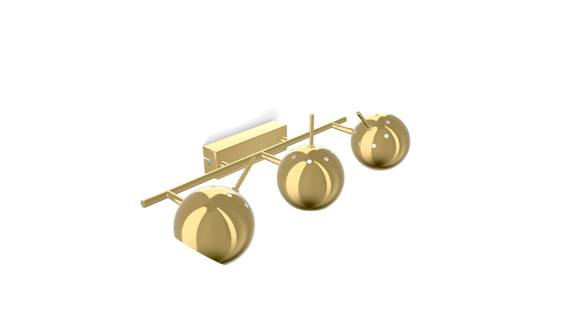 Austin Spot Wall Light, Brass