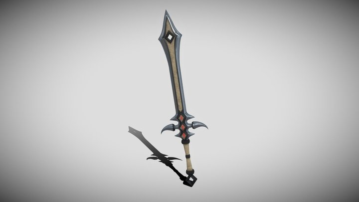 Rune sword 3D Model