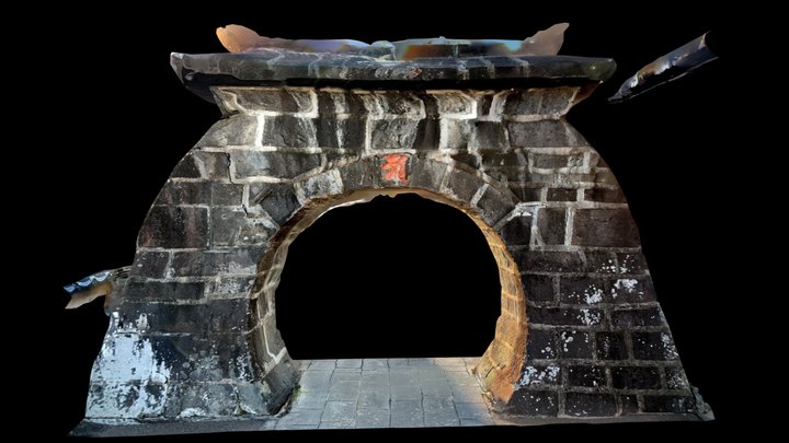 金剛乗寺の石門 3D Model