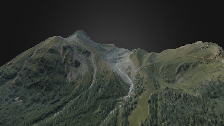 Tsijiore-Nouve glacier forefield, Arolla, CH 3D Model