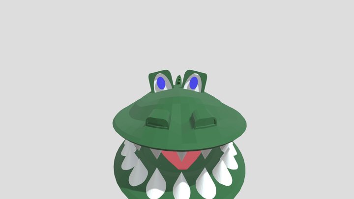 Crocodile 3D Model
