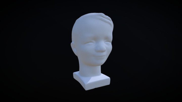 Hymypoika-patsas (Statue) 3D Model