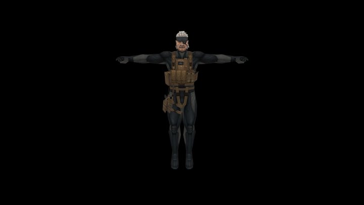 PSP MGS Portable Ops Old Snake – Modello 3D gratuito STL