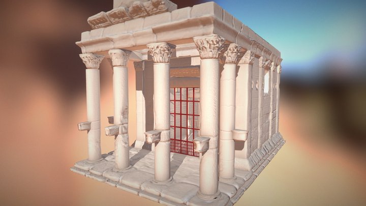 Syrian Temple of Baalshamin 3D Model