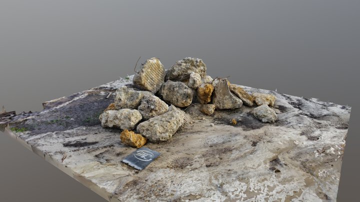 Pile of rocks 3D Model