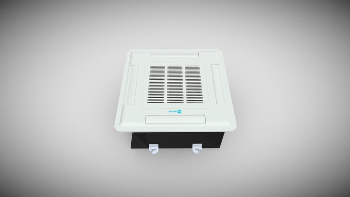 PCGH-3R 4 Way Cassette Fan Coil – Kostenloses 3D-Modell STL