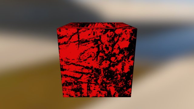 CUBE Substance Example 3D Model