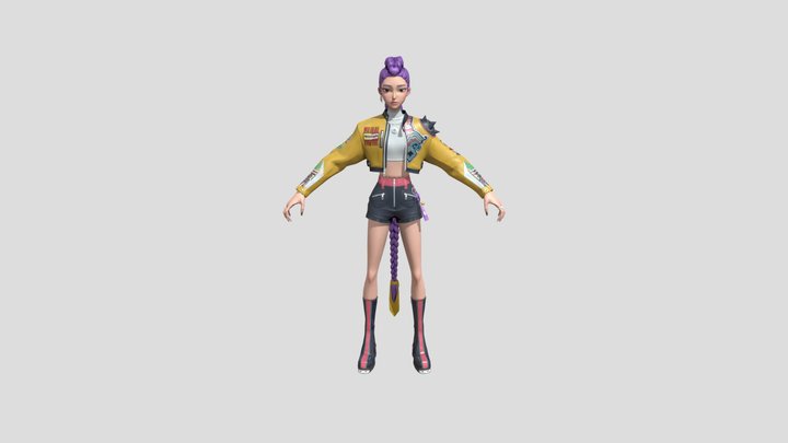 rumi_fortnite_x_huntrx 3D Model