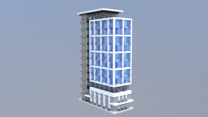 Residential Building 1 3D Model