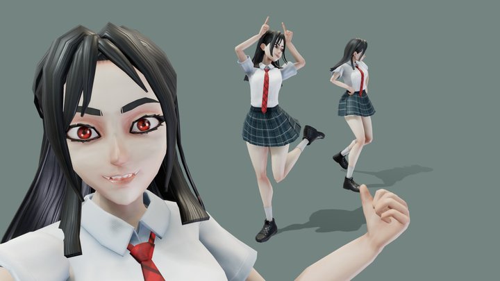 3D anime young nude Anime 3D models - Sketchfab