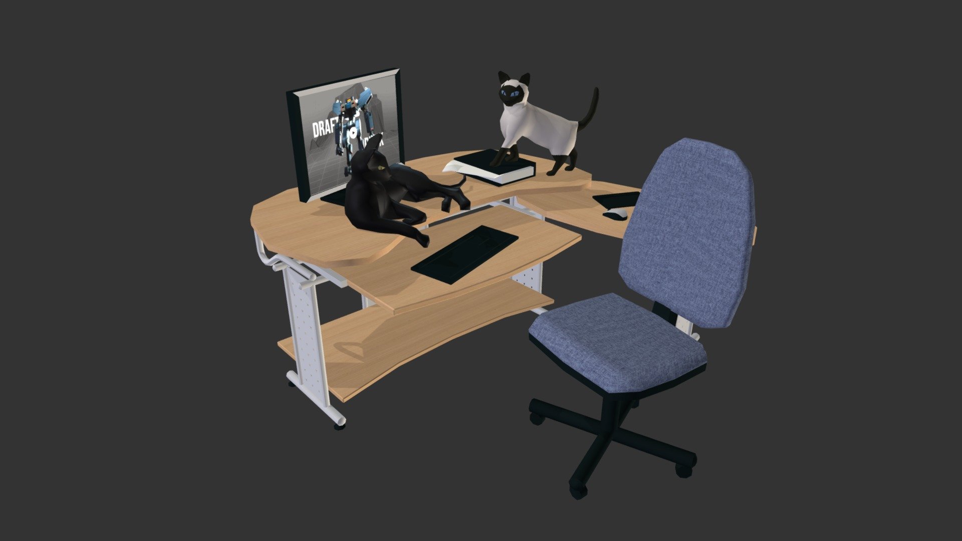 Table - 3D model by sandracorvus [5395f2a] - Sketchfab
