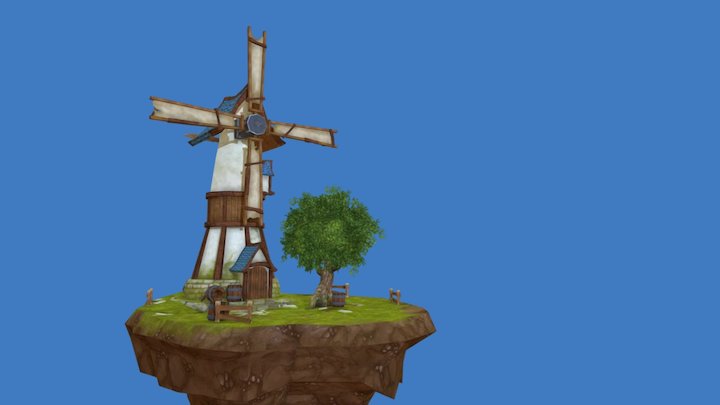 Windmill 3D Model