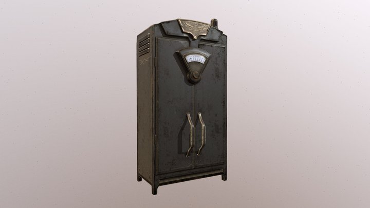 Eye Control Cabinet - Dishonored 2 Prop 3D Model