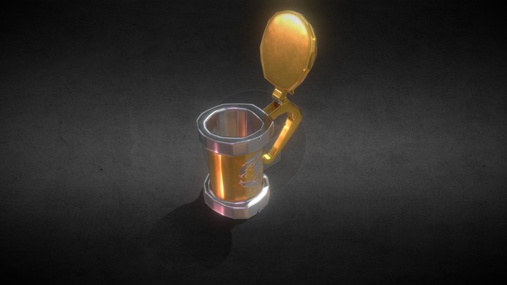 Tankard Animation 3D Model