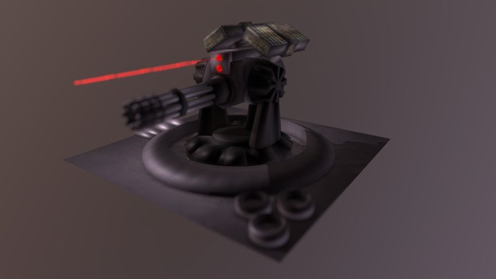 PDC (Point-Defence Cannon) 3D Model