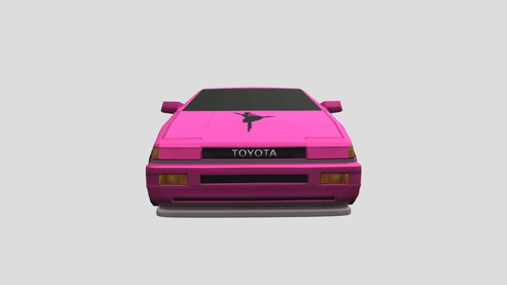 1986 Toyota Corolla – Modello 3D gratuito STL