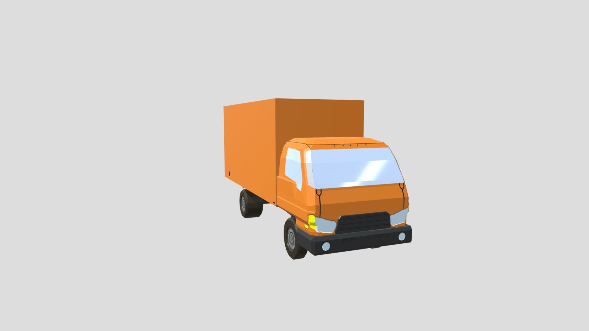 Truck Model UV — Sketchfab embed 3D viewer