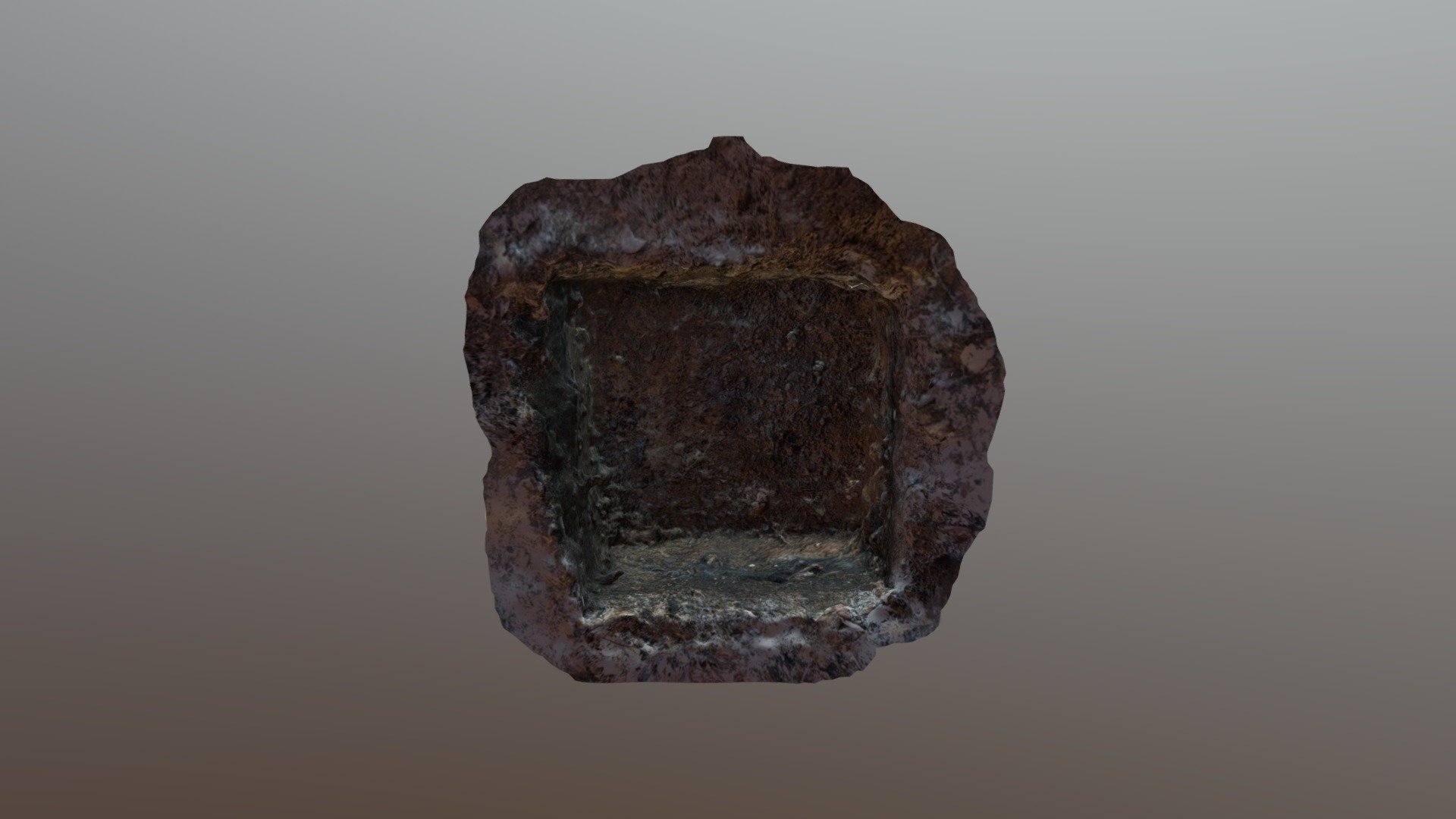 shovel test unit 3d model