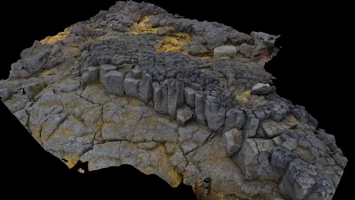 Basalt Columns, South Point, HI 3D Model