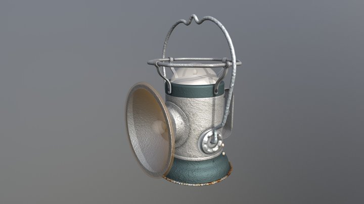 CGT 116 - Final Lamp Render 3D Model