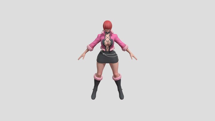 Shermie KOF XV 3D Model