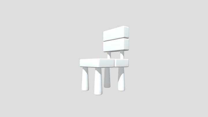 Toy Chair 3D Model 3D Model