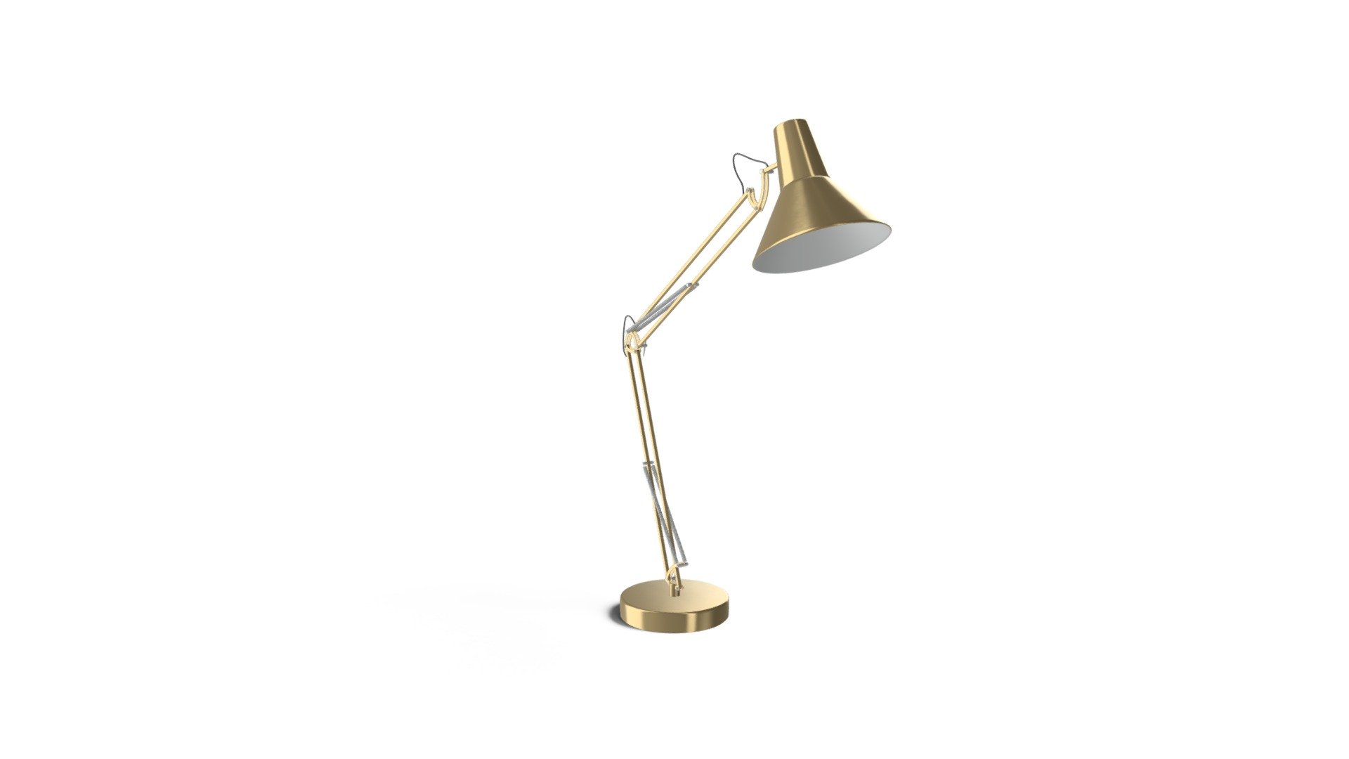 Bronx Giant Floor Lamp, Brass