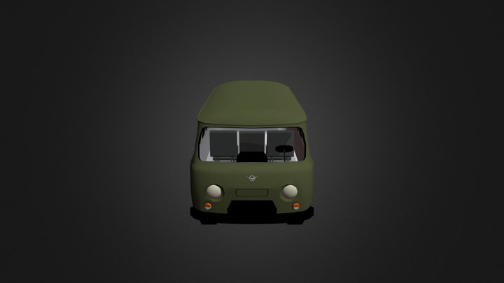 UAZ 452 "Bukhanka" 3D Model